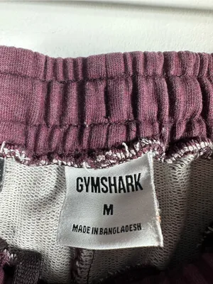 Gymshark Rest Day Sweats Joggers Medium Deep Plum Marl‎ Purple Sweatpants thumbnail 7