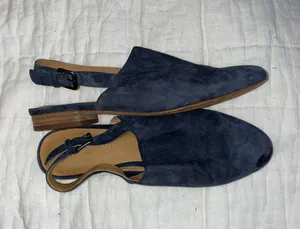 Madewell Blue Sling Back Shoes thumbnail 1