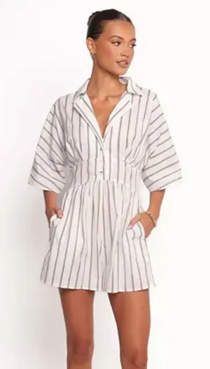 Petal & Pup Sonyalle Stripped Romper Size Small thumbnail 1