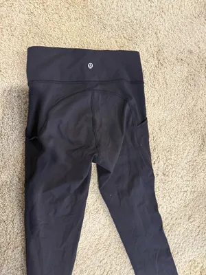 Black Lululemon Leggings Align 28" 4 thumbnail 4