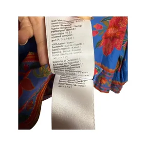 Farm Rio Tropical Tapestry Blouse Lace Inset Sz. S thumbnail 11