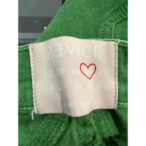 Revice Denim Venus Star Green High Rise Flare Jeans Front‎ Seam Star Back 26 thumbnail 4