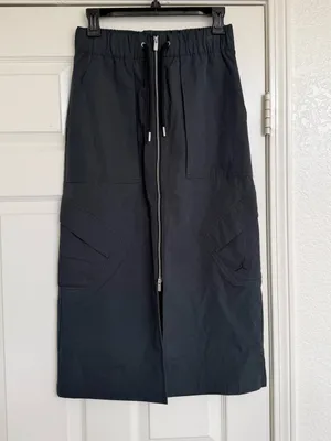 Jordan Women's Blue‎ Dark Midi Skirt Zipper XS thumbnail 8