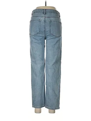 OAT New York Cloud Luxe Denim Straight Leg Jeans thumbnail 2