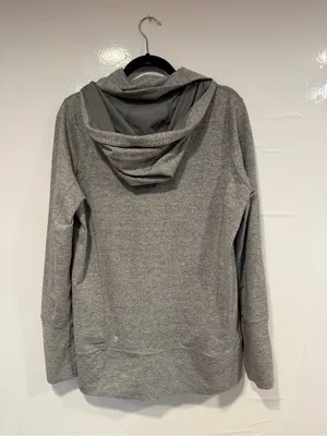 Heavyweight Lululemon Full-Zip Hooded Sweater - Gray thumbnail 5
