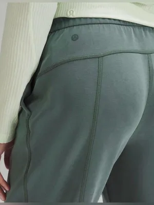 Softstreme Sage Forest Green High-Rise Pant Regular US 6 Casual Rare color 31” thumbnail 3