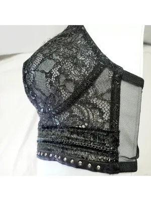 Victoria's Secret Lace Halter Bralette Small thumbnail 5