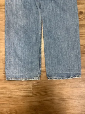 Levi’s High Waisted Straight Jeans 25 Fits 26x29 Distressed Blue $104 thumbnail 10