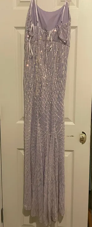 Lavender Prom Dress Size S petite thumbnail 4