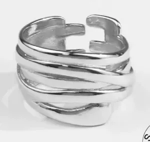 Boutique MultiLayer Adjustable Wrap Ring |‎ 925 Sterling Silver thumbnail 1
