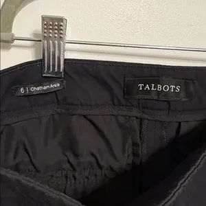 Talbots Black Straight Leg Women's Pants thumbnail 2