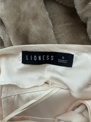 Champagne lioness mini dress thumbnail 3