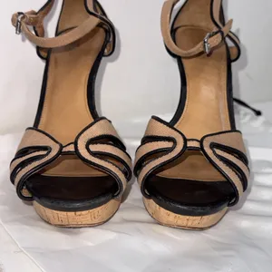 Coach Black Brown Platform Sexy Open Toe Strappy Dancer Stiletto Heel Sandal 10 thumbnail 15