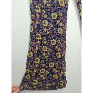 Billabong Multicolor Pull On Floral‎ Pants Womens LARGE Bohemian thumbnail 5
