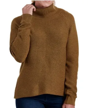 Kuhl Women's Brown Textured Turtleneck Sweater Size Medium‎ thumbnail 1