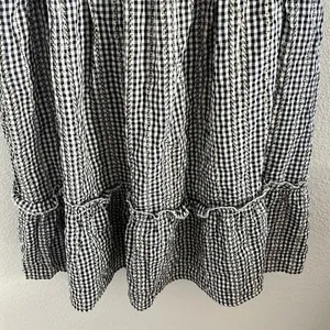 Altard State Gingham Embroidered Daisy Floral Ruffle and Smocked Detailing M thumbnail 6