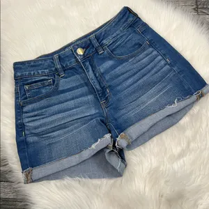 American Eagle Super Stretch High Rise Shortie Shorts thumbnail 2