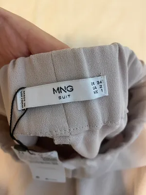 Mango Taupe Trousers thumbnail 2
