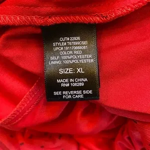 Trixxi Girl Red Black‎ Sheer Dot Party Dress Goth Red Devil Vamp - Juniors XL thumbnail 10