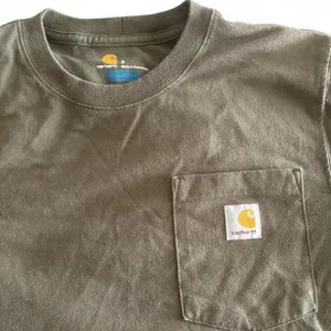 Carhartt Relaxed Fit Olive Green Pocket T-Shirt Small thumbnail 2