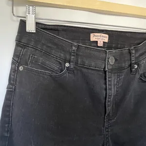 Juicy‎ Couture LA black jeans women's size 8 cotton pants skinny leg design thumbnail 2