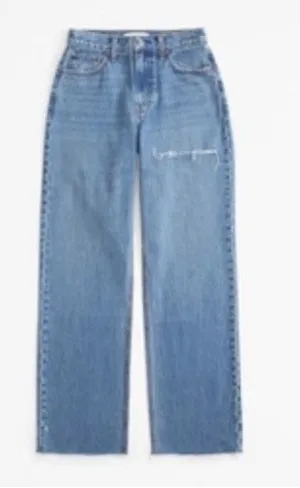 Abercrombie Curve Love High-Rise Jeans thumbnail 1