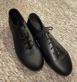 Source Unknown Leo Jazz Tap Lace Up Oxford Black Size 7 1/2 thumbnail 1