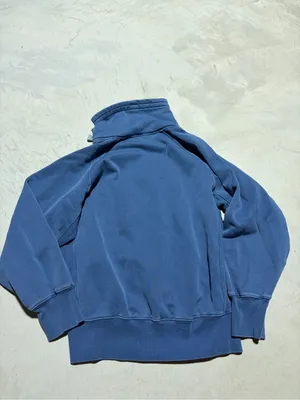 Free people movement FP Blue High Neck Drawstring Pullover Sweatshirt SMALL thumbnail 10
