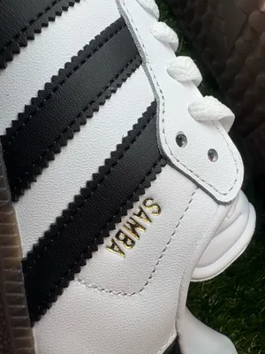 Adidas Samabas men’s 7, women’s 8 white and black thumbnail 2
