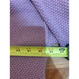Free People FP‎ Beach Mauve Purple Waffle Knit Henley Sweater XS Relaxed Fit thumbnail 4