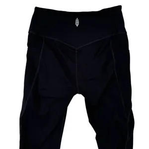 Free People FP Movement Wave Rider Leggings Black High Rise‎ Crop Pockets S thumbnail 2