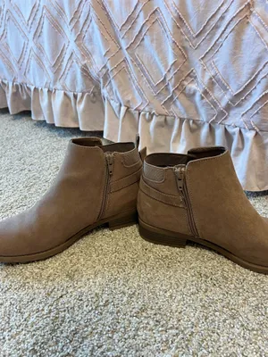 Old Navy Brown Ankle Booties 8 thumbnail 3