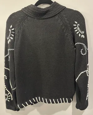 Vintage Pearl Embroidered Cardigan thumbnail 2
