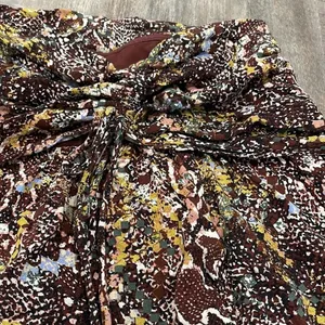 Free People Brown Snake Print Saturday Sun Mini Skirt size 6 thumbnail 6