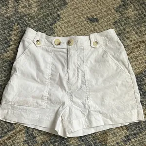 Anthropologie White Women's Maeve Shorts thumbnail 1