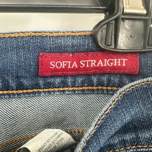 Lucky Brand Size 4 Jeans Blue‎ Dark Wash Sofia Straight Leg Fitted Mid Rise thumbnail 5