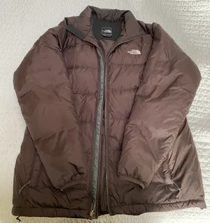 The North Face Brown Puffer Coat thumbnail 1