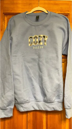 Cozy Season Embroidered Crewneck  thumbnail 1