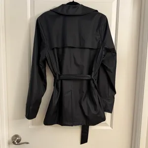 Esprit Women's Black Belted Jacket Size Medium VINTAGE! thumbnail 6
