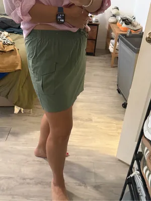 STYLUS Olive Green Mini Skirt with Cargo Pockets Size M thumbnail 7