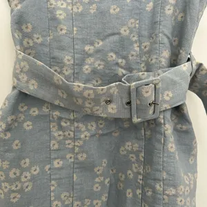 ZARA Blue and White Floral Mini Dress thumbnail 3