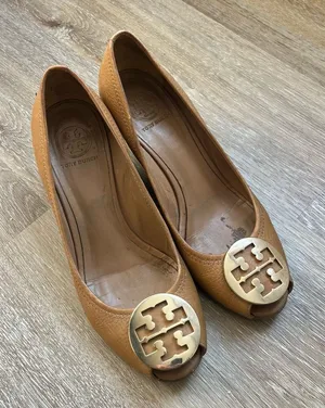 Tory Burch Leather Wedge Heel thumbnail 1