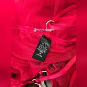 Victoria's Secret Red Snake Lace Babydoll thumbnail 7