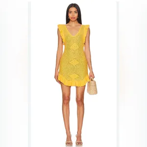 Free people Mykonos knit sweater dress nwot medium thumbnail 2