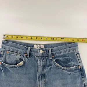 We The Free Free People High Rise‎ Straight Leg Jeans Light Wash Size 28 Blue thumbnail 6