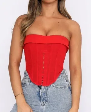 White Fox Bad at Love Bustier Corset thumbnail 1