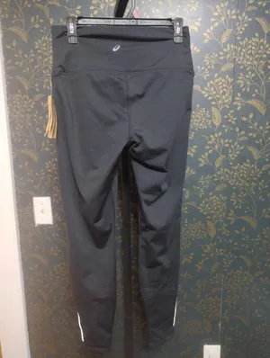 NEW Asics Black Cold Weather Performance Leggings thumbnail 2
