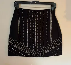 ZARA Beaded Skirt Mini thumbnail 1