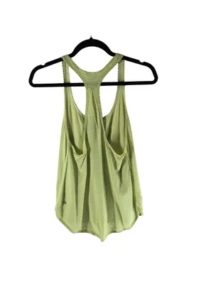 Lululemon 105 F Singlet Tank Top Striped Yellow 6? thumbnail 2