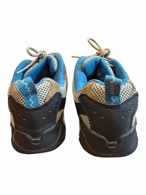 Merrell Tan, Blue and Gray Women's Hiking Sneakers thumbnail 4